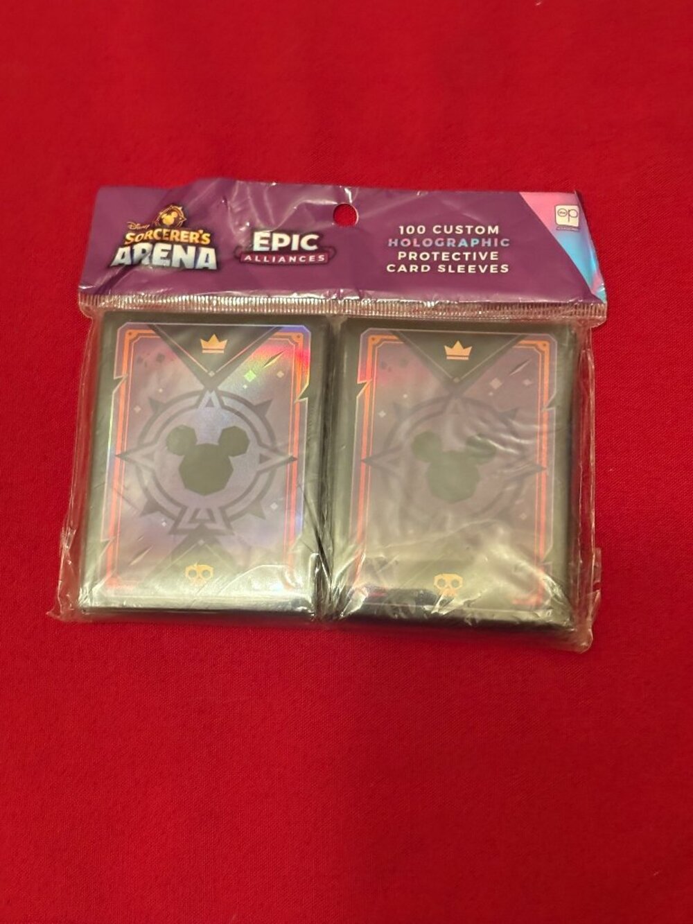 Disney Sorcerer's Arena Epic Alliances Custom Holographic Protective Card Sleeve